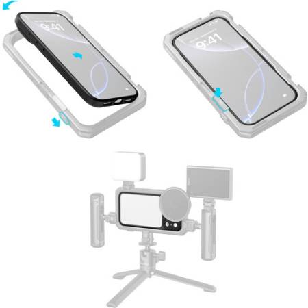 SmallRig 5790 x FilMov - fotograficzne etui typu bumper (ramka) do iPhone 17 Pro + adapter obiektywu i filtra 67mm - użycie